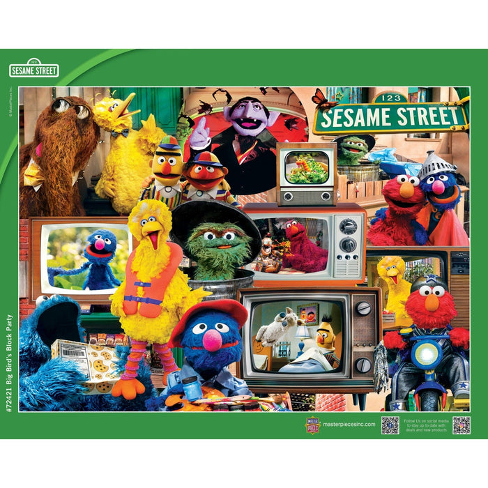 Sesame Street - Big Bird's Block Party 1000 Piece Jigsaw Puzzle - for just $16.99! 
