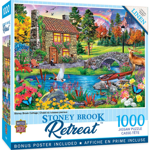 Retreats - Stoney Brook Cottage 1000 Piece Jigsaw Puzzle - Premium 1000 Piece - Just $12.99! Shop now at Retro Gaming of Denver