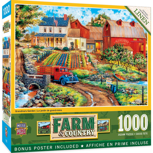 Farm & Country - Grandma's Garden 1000 Piece Jigsaw Puzzle - Just $16.99! Shop now at Retro Gaming of Denver