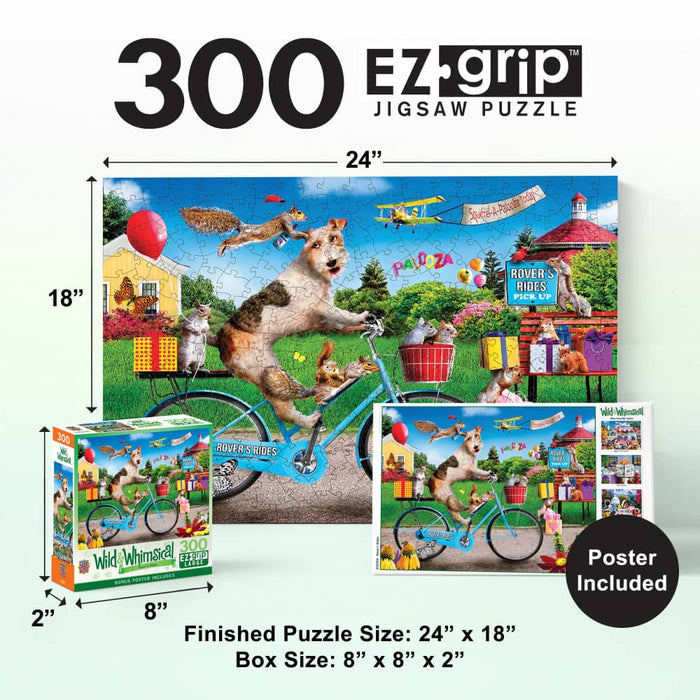 Wild & Whimsical - Rover Rides 300 Piece EZ Grip Jigsaw Puzzle - for just $14.99! 