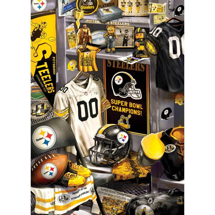 Pittsburgh Steelers - Locker Room 500 Piece Jigsaw Puzzle - for just $16.99! 