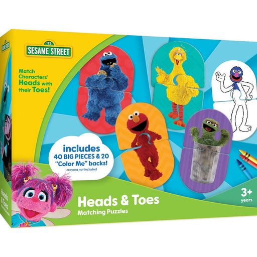 Sesame Street - Heads & Toes Matching Jigsaw Puzzles - for just $12.99! 