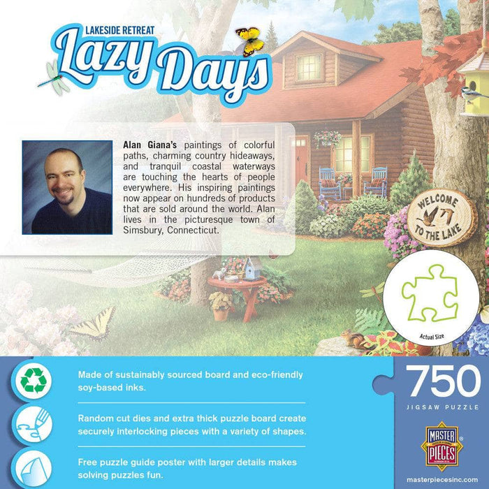 Lazy Days - Lakeside Retreat 750 Piece Jigsaw Puzzle - for just $9.99! 