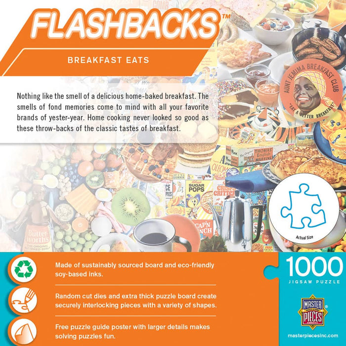 Flashbacks - Breakfast Eats 1000 Piece Jigsaw Puzzle - for just $16.99! 