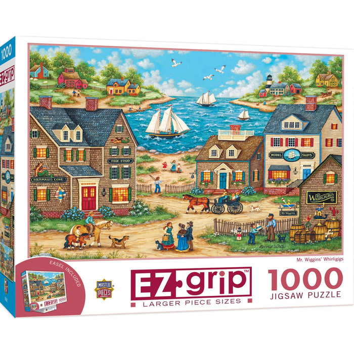 EZ Grip - Mr. Wiggin's Whirligigs 1000 Piece Jigsaw Puzzle - Just $19.99! Shop now at Retro Gaming of Denver