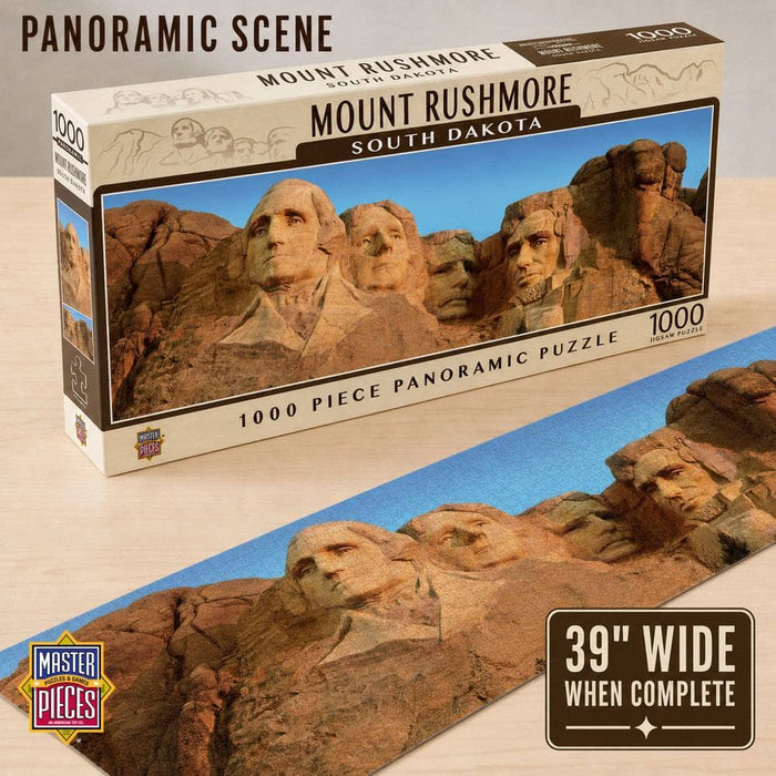 Mount Rushmore, South Dakota 1000 Piece Panoramic Jigsaw Puzzle - for just $19.99! 
