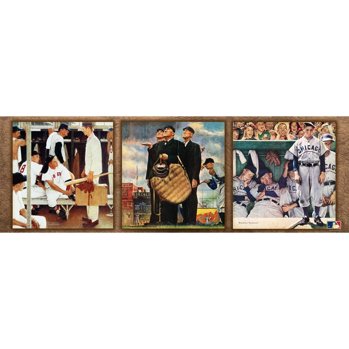 Saturday Evening Post - Baseball Collection 1000 Piece Panoramic Jigsaw Puzzle - for just $19.99! 