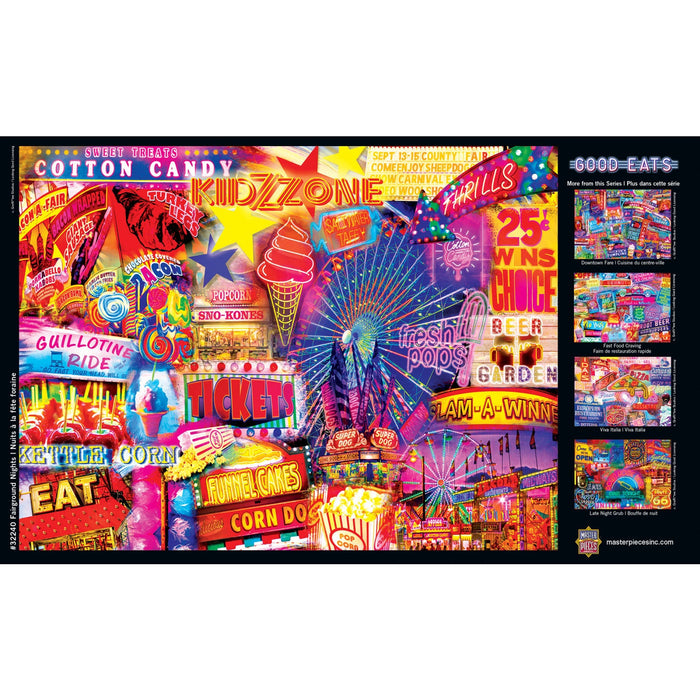 Good Eats - Fairground Nights 550 Piece Jigsaw Puzzle - Just $14.99! Shop now at Retro Gaming of Denver