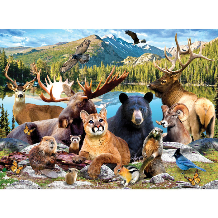 Wildlife of Rocky Mountain National Park - 100 Piece Jigsaw Puzzle - Just $12.99! Shop now at Retro Gaming of Denver