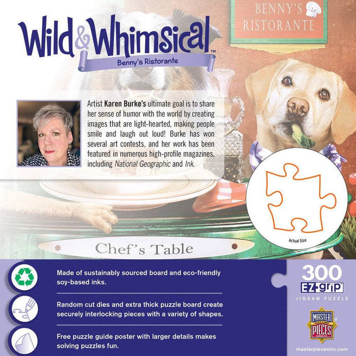 Wild & Whimsical - Benny's Ristorante 300 Piece EZ Grip Jigsaw Puzzle - for just $14.99! 
