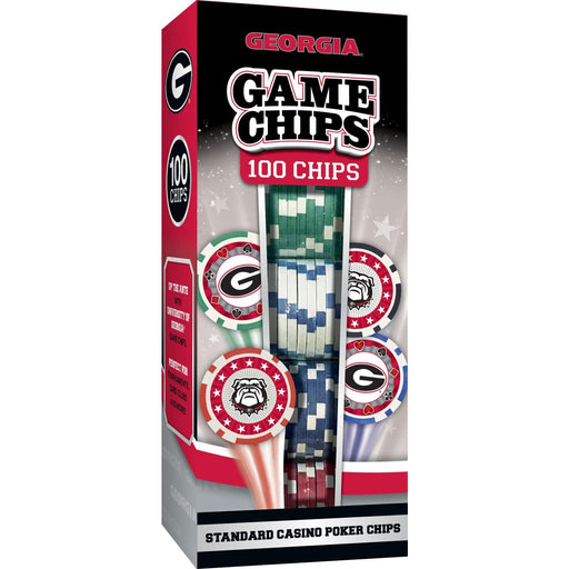 Georgia Bulldogs 100 Piece Poker Chips - for just $29.99! 