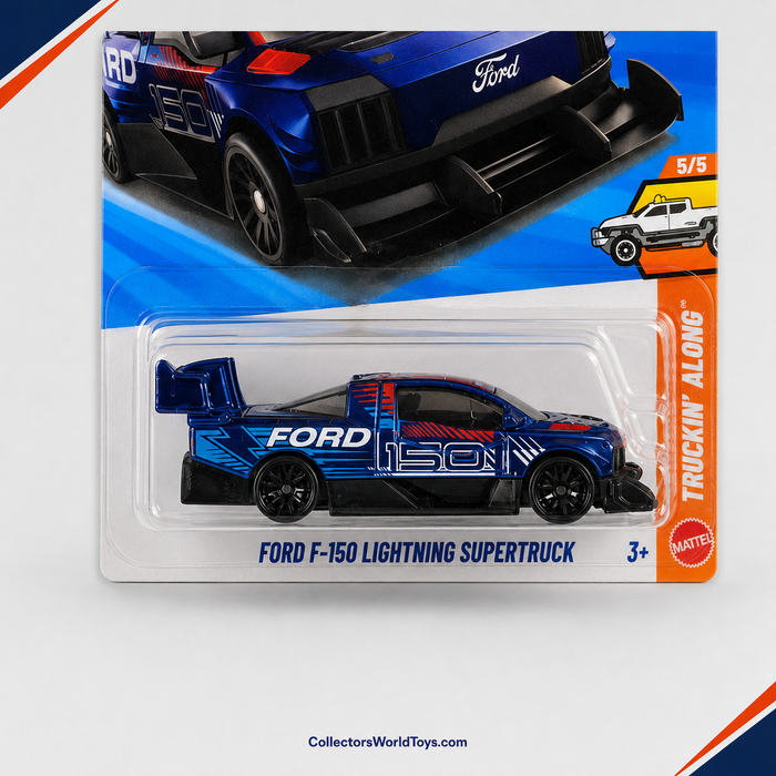 Hot Wheels Ford F-150 Lightning Supertruck | Truckin' Along Series 5/5 - 151/250 - for just $2.49! 