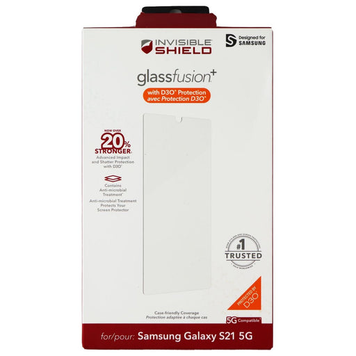 ZAGG InvisibleShield GlassFusion+ Screen Protector for Samsung Galaxy S21 5G - Just $6.75! Shop now at Retro Gaming of Denver