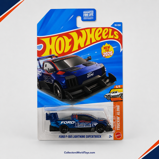 Hot Wheels Ford F-150 Lightning Supertruck | Truckin' Along Series 5/5 - 151/250 - for just $2.49! 