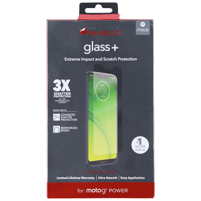 ZAGG InvisibleShield (Glass+) Tempered Glass for Motorola Moto G7 Power - Clear - for just $16.37! 