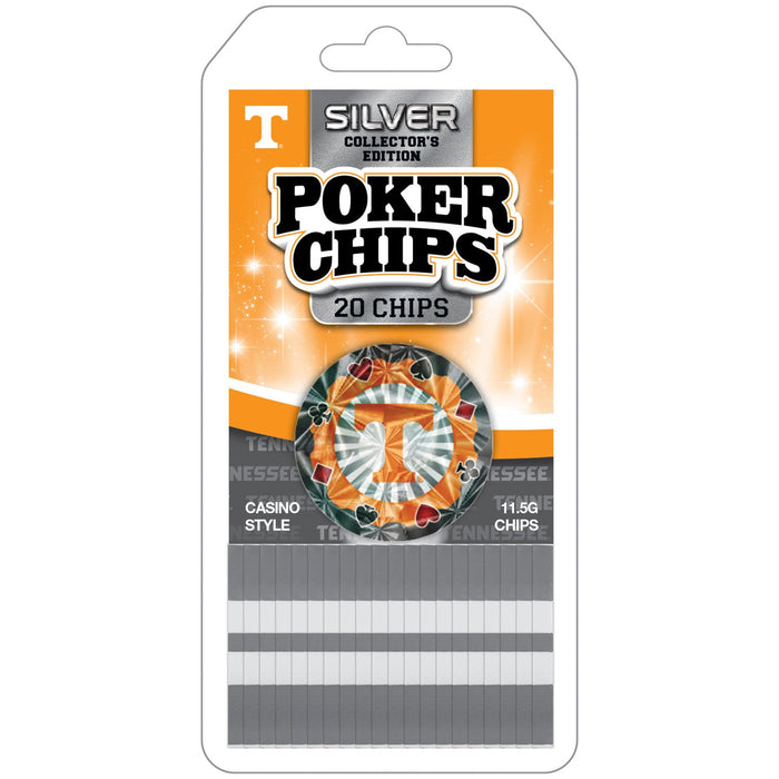 Tennessee Volunteers 20 Piece Poker Chips - Just $5.99! Shop now at Retro Gaming of Denver