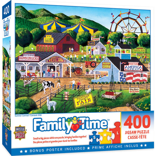 Family Time - Summer Carnival 400 Piece Jigsaw Puzzle - Just $14.99! Shop now at Retro Gaming of Denver