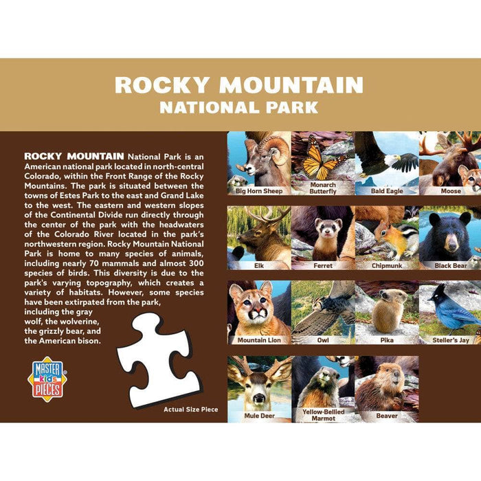 Wildlife of Rocky Mountain National Park - 100 Piece Jigsaw Puzzle - for just $12.99! 