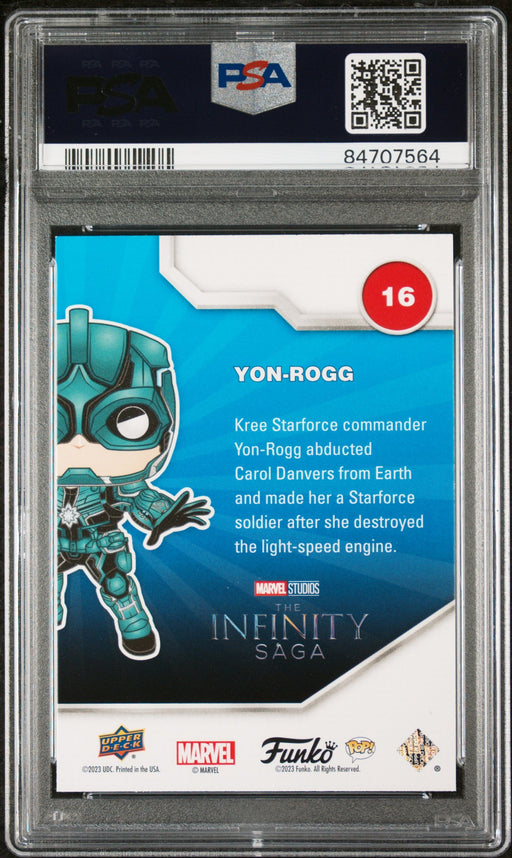 2023 UPPER DECK FUNKO POP MARVEL  YONROGG SPECTRUM #16  PSA 9 - for just $19! 