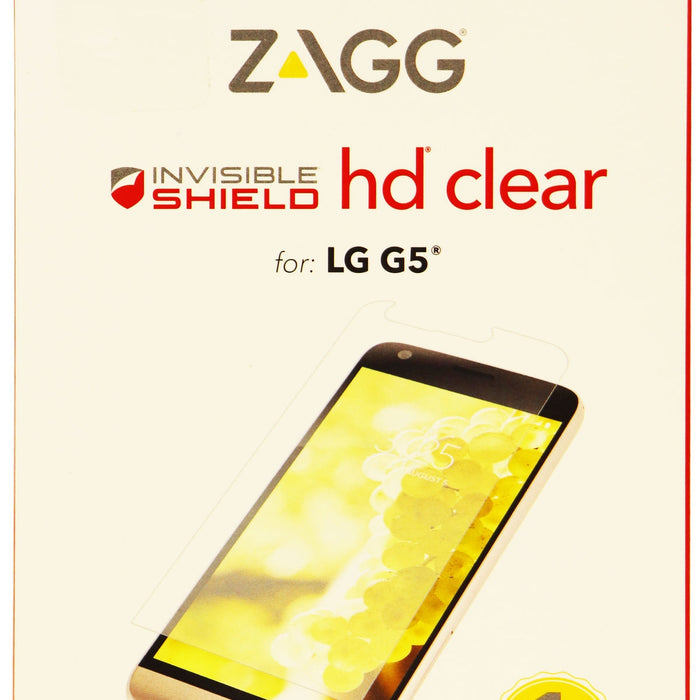 ZAGG InvisibleShield HD Clear Series Screen Protector for LG G5 - Clear - Just $9.99! Shop now at Retro Gaming of Denver