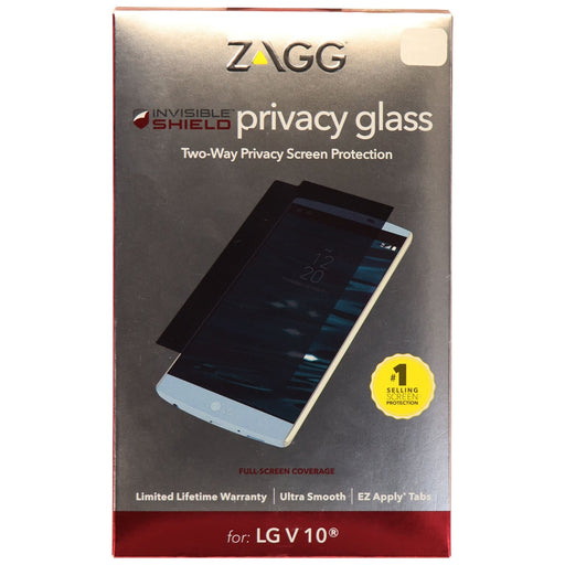 ZAGG Invisible Shield Tempered Glass Screen Protector for LG V10 - Privacy - for just $4.99! 