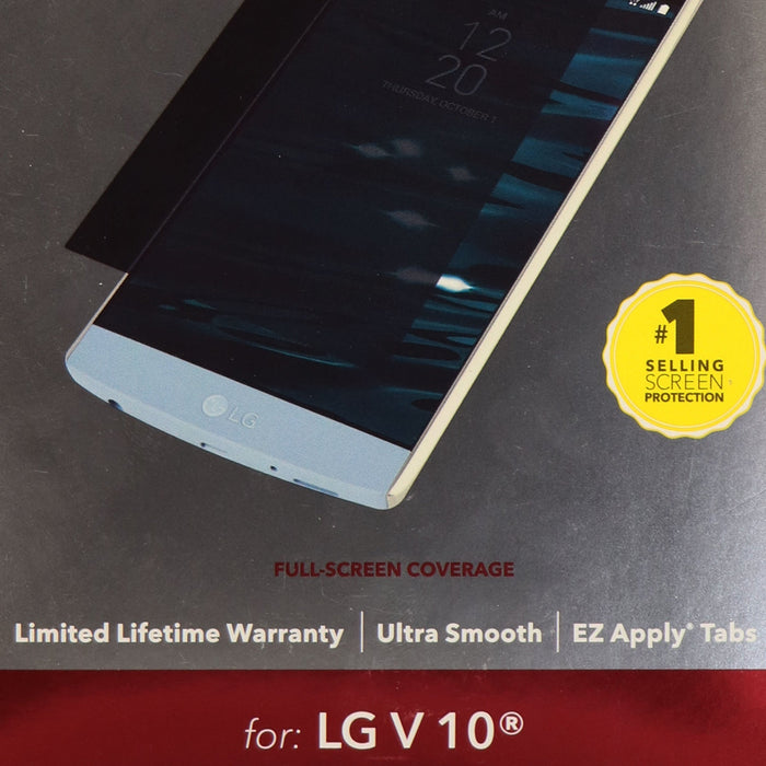 ZAGG Invisible Shield Tempered Glass Screen Protector for LG V10 - Privacy - for just $4.99! 