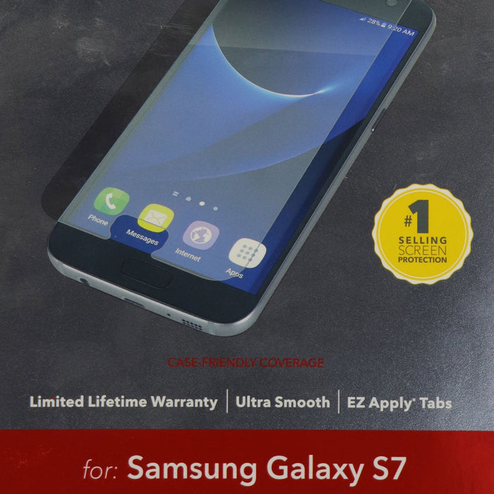 ZAGG InvisibleShield Tempered Glass Screen Protector for Samsung Galaxy S7 Clear - for just $9.99! 