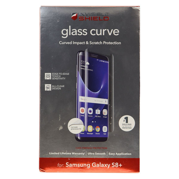 ZAGG InvisibleShield Curved Tempered Glass Screen Protector for Galaxy S8+ Plus - for just $8.99! 