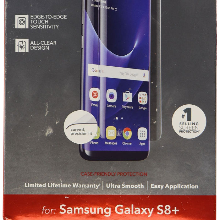 ZAGG InvisibleShield Curved Tempered Glass Screen Protector for Galaxy S8+ Plus - for just $8.99! 