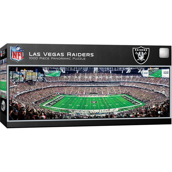 Las Vegas Raiders - 1000 Piece Panoramic Jigsaw Puzzle - Center View - for just $19.99! 