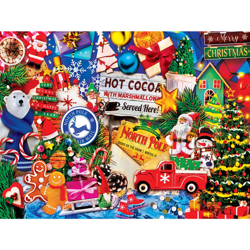 Greetings From The North Pole - 550 Piece Jigsaw Puzzle - Just $14.99! Shop now at Retro Gaming of Denver