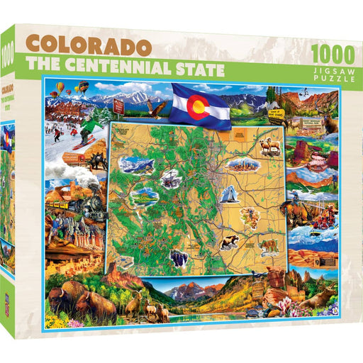 Colorado - The Centennial State 1000 Piece Jigsaw Puzzle - for just $16.99! 