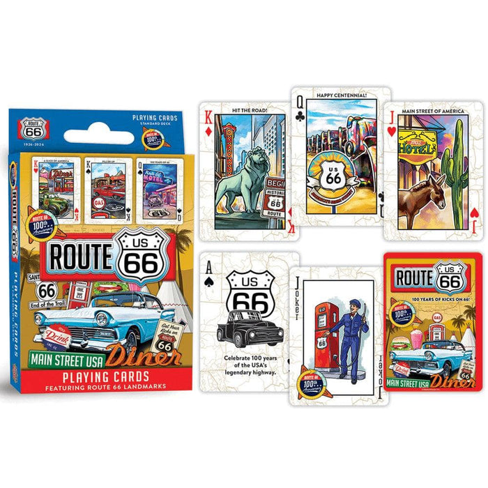 Route 66 Playing Cards - 54 Card Deck - for just $7.99! 