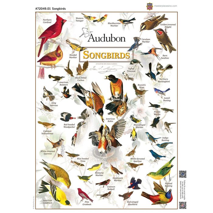 Audubon - Songbirds 1000 Piece Jigsaw Puzzle - for just $16.99! 