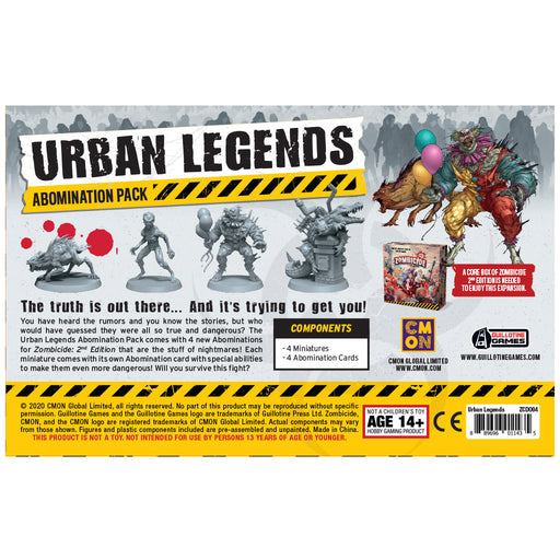 Zombicide: 2nd Edition - Urban Legends Abominations Pack - for just $24.99! 