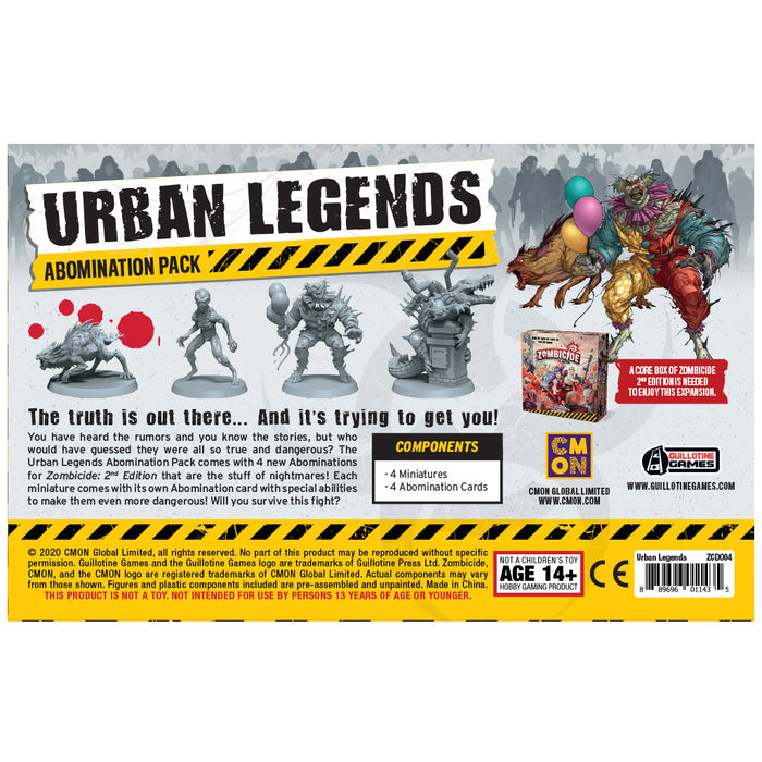 Zombicide: 2nd Edition - Urban Legends Abominations Pack - Premium Board Game - Just $24.99! Shop now at Retro Gaming of Denver