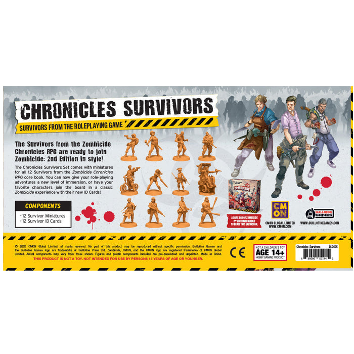 Zombicide: 2nd Edition - Chronicles Survivor Set - Just $29.99! Shop now at Retro Gaming of Denver