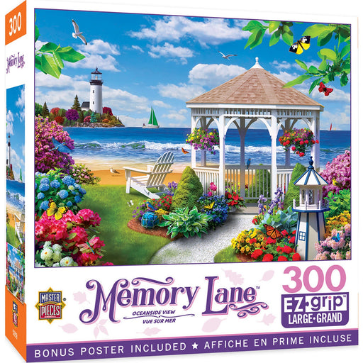 Memory Lane - Oceanside View 300 Piece EZ Grip Jigsaw Puzzle - Just $14.99! Shop now at Retro Gaming of Denver