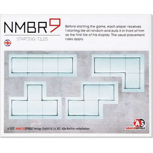 NMBR 9: Starting Tiles Mini Expansion - for just $4.99! 