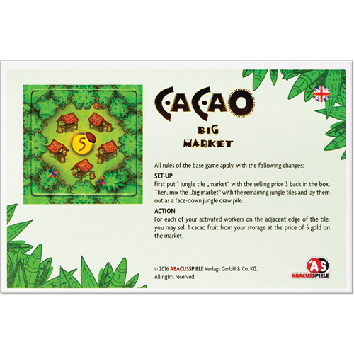 Cacao: Big Market Mini Expansion - for just $4.99! 