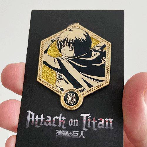 Zen Monkey Attack on Titan Golden Series - 1st Edition Enamel Pin - Select Figure(s) - Just $10.60! Shop now at Retro Gaming of Denver