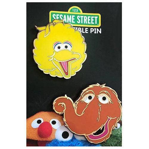 Zen Monkey: Big Bird and Snuffy Set - Sesame Street Enamel Pins - Just $15! Shop now at Retro Gaming of Denver