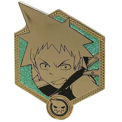 Zen Monkey: Black Star (Gold Soul Eater Collection) - Soul Eater Enamel Pin - Just $10! Shop now at Retro Gaming of Denver