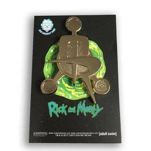 Zen Monkey: Council of Morty's Emblem - Rick and Morty Enamel Pin - for just $10.67! 