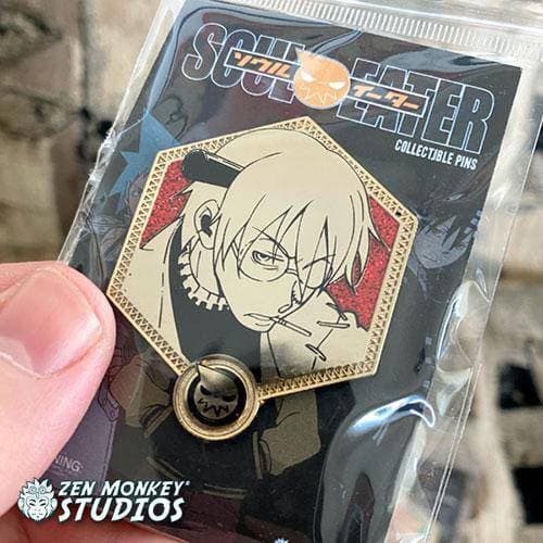 Zen Monkey: Franken Stein (Gold Soul Eater Collection) - Soul Eater Enamel Pin - Just $10! Shop now at Retro Gaming of Denver