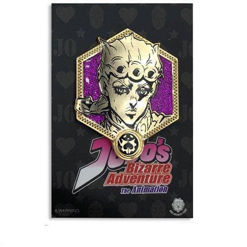 Zen Monkey: Gold Giorno Giovanna (Gold JoJo Collection) - JoJo's Bizarre Adventure Enamel Pin - Just $10! Shop now at Retro Gaming of Denver