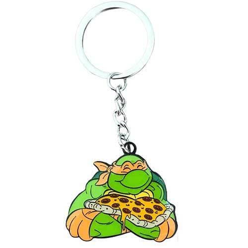 Zen Monkey: I Love Pizza, Dude! - Teenage Mutant Ninja Turtles Keychain - Just $11! Shop now at Retro Gaming of Denver