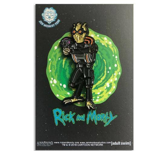 Zen Monkey: Krombopulos Michael - Rick and Morty Enamel Pin - for just $4.67! 