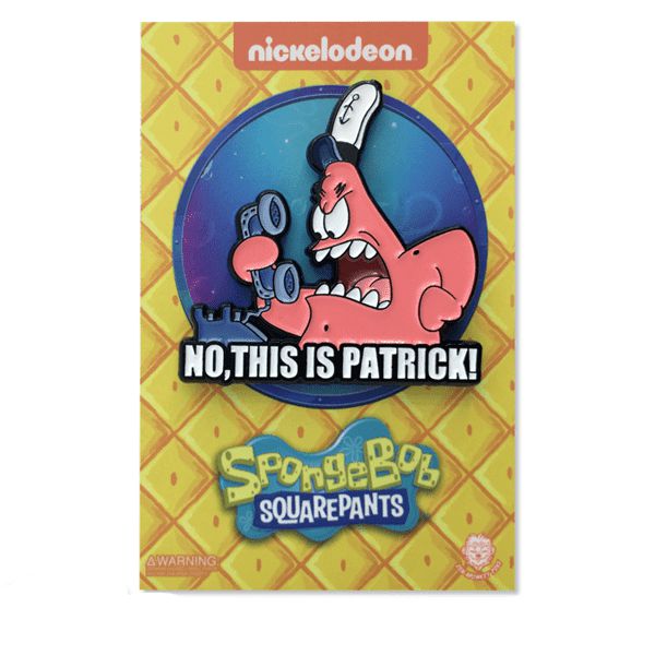 Zen Monkey: "No, This Is Patrick!"(SpongeBob Meme Collection) - Spongebob Squarepants Pin - Just $10! Shop now at Retro Gaming of Denver