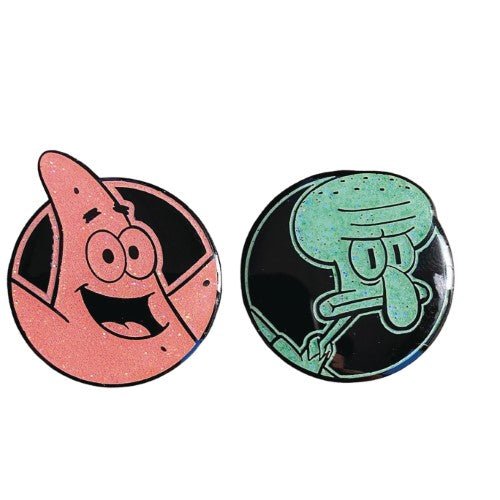 Zen Monkey: Patrick and Squidward - SpongeBob SquarePants Pin Set - Just $15.99! Shop now at Retro Gaming of Denver